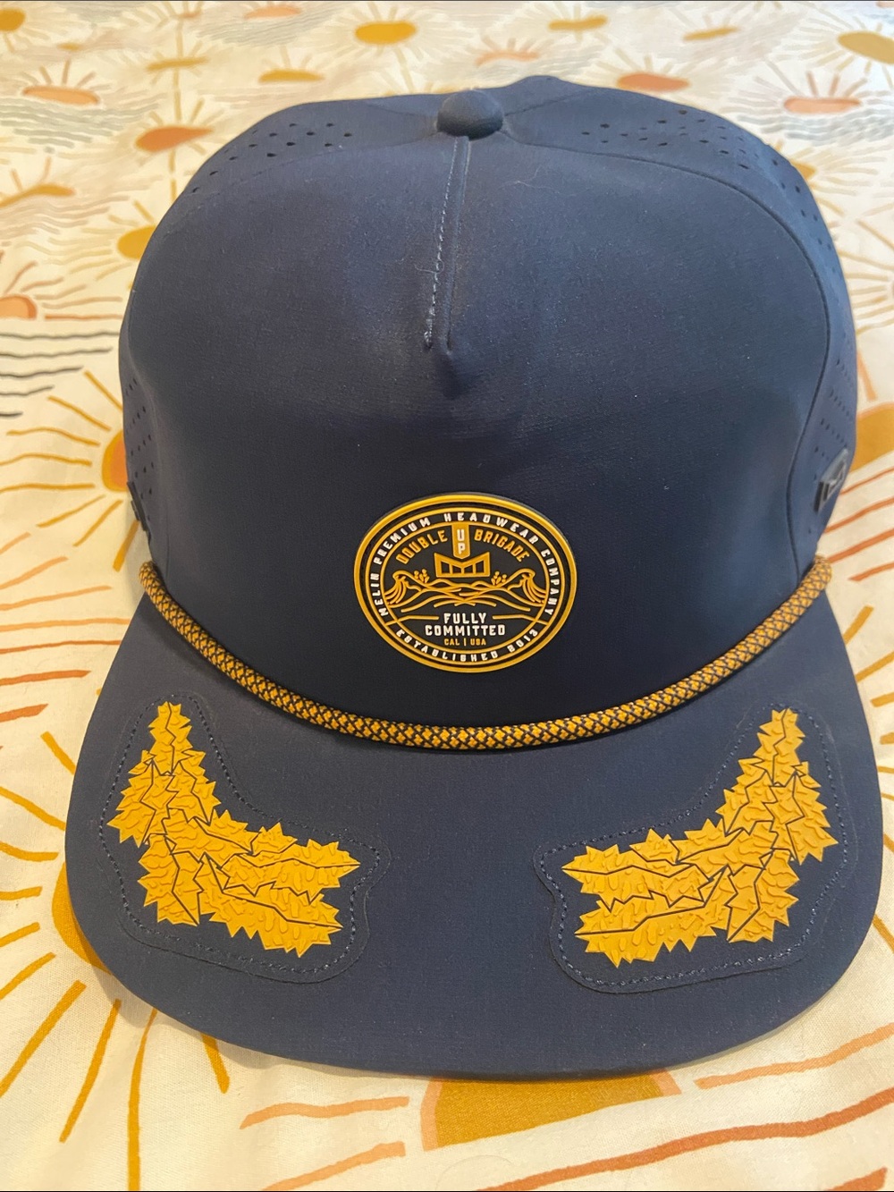 Melin Coronado Captain Noble Brigade Navy & Gold Rope-Accent Snapback Hat
